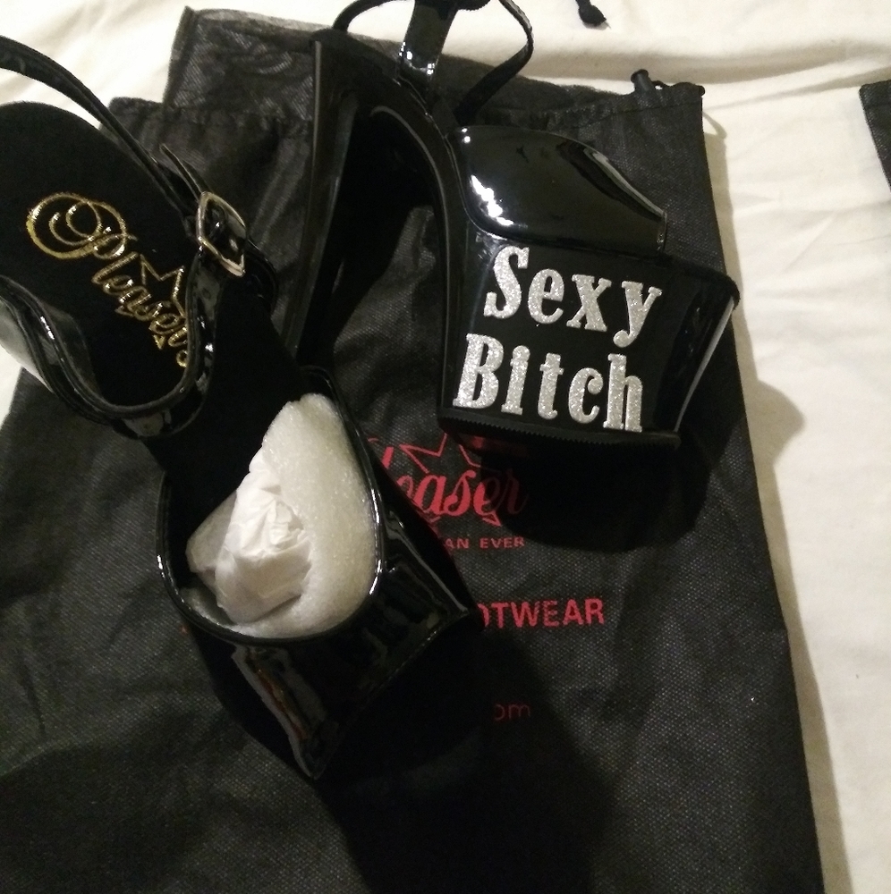 Pleasure 6" stilettos black